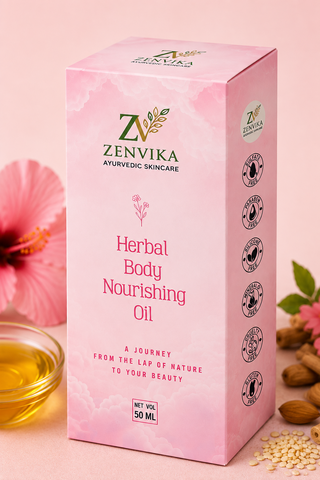 ZANVIKA Ayurvedic Chest Massage Oil - New